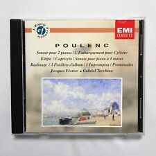 Usado, Sonata Poulenc para 2 Pianos Gabriel Tacchino Jacques Fevrier CD 1991 EMI NO IFPI comprar usado  Enviando para Brazil