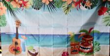 Kit de decoração de festa tropical Havaí tiki pano de fundo banner luau balões Auihiay comprar usado  Enviando para Brazil