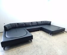 De Sede DS-165 real leather sofa daybed designer couch desede recamers in black for sale  Shipping to South Africa