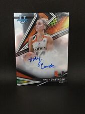 2023 Bowman Best U Basketball Haley Cavinder Base Auto for sale  Shipping to South Africa