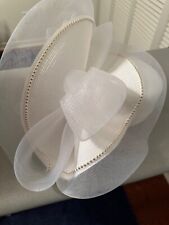 White wedding fascinator for sale  Shipping to Ireland