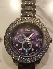 Relógio masculino hematita Techno King moda roxa pedra clara (banda usada e quebrada) comprar usado  Enviando para Brazil