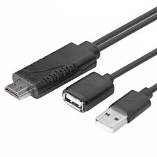 USB-Buchse auf 1080P HDMI-Stecker HDTV-Adapter Ladeadapter für IOS Android 3in1 comprar usado  Enviando para Brazil