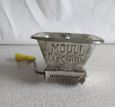 Used, VINTAGE MOULI PARSMINT MOULIN LEGUMES YELLOW  HANDHELD ROTARY GRATER for sale  Shipping to South Africa