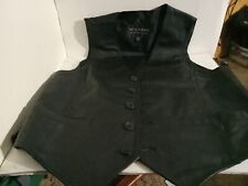Genuine leather vest for sale  Shipping to Ireland