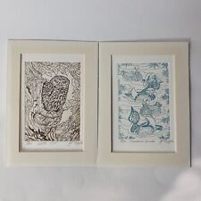 Print etchings signed for sale  NEW MALDEN