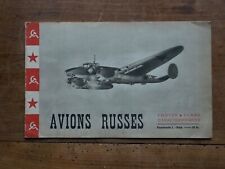 Avions russes plans d'occasion  Le Raincy