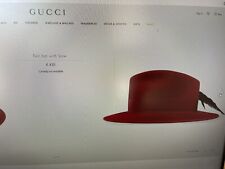 Gucci fedora felt for sale  Huntington Beach