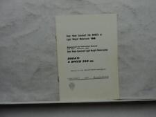 Eixo de comando Ducati 5 velocidades 250cc 160 Monza Jr suplemento manual de instruções B11839 comprar usado  Enviando para Brazil