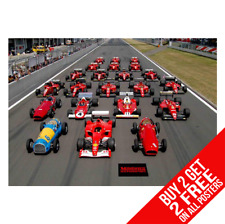 FERRARI FORMULA 1 F1 RACING CARS POSTER PRINT A4 A3 SIZE - BUY 2 GET ANY 2 FREE for sale  MANCHESTER