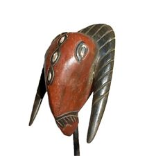 African Mask Baule Tribe Ram Head Mask Home Display-782 for sale  Shipping to South Africa