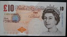 Billete de banco Queen Elizabeth GRAN BRITÁNICA £10 libras Reino Unido aUNC PAPEL, usado segunda mano  Embacar hacia Argentina