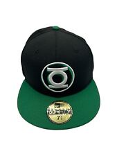 Usado, Boné chapéu ajustado Green Lantern Symbol DC Comics New Era 59 cinquenta preto verde 7 1/4 comprar usado  Enviando para Brazil