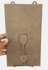 1920 Vintage Burmah Oil Co BOC Lâmpada Garrafa Branca Placa de Óleo Gancho de Parede Antigo W795 comprar usado  Enviando para Brazil