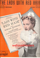Partituras "Senhora com Cabelo Vermelho" Miriam Hopkins, usado comprar usado  Enviando para Brazil