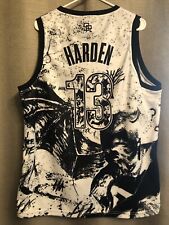 Usado, Camiseta masculina James Harden #13 Brooklyn Nets NBA SRELIX tamanho 2XL RARA branca preta comprar usado  Enviando para Brazil