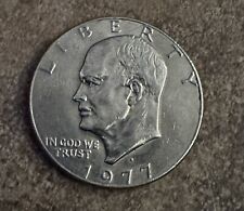 Usado, Auténtica moneda Eisenhower Liberty 1977 D de un dólar de plata Flying Eagle segunda mano  Embacar hacia Argentina