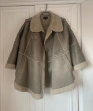 Topshop shearling cape for sale  CANNOCK