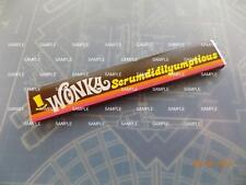 Willy Wonka & Chocolate Factory Replica Scrumdiddlyumptious Bar for sale  Douglasville