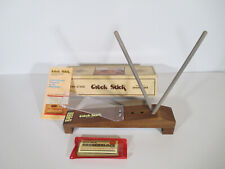 Cuchillo y afilador de tijera Crock Stick de dos etapas de colección EE. UU. 4 varillas manual de caja segunda mano  Embacar hacia Mexico