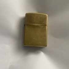 Zippo solid brass for sale  WICKFORD