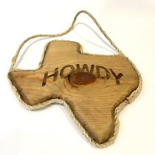 Howdy hanging wood for sale  New Braunfels