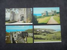 Postcards manorbier castle for sale  NOTTINGHAM