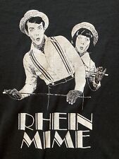Camiseta de colección 1970 Rhein Mime Bip payaso arte teatro para hombre talla grande rara segunda mano  Embacar hacia Argentina