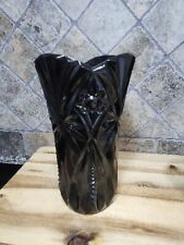 Vaso de flores decorativo plástico preto 8" de altura 4,5" de largura comprar usado  Enviando para Brazil