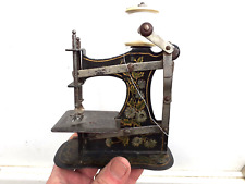 A Small Antique German Tin Plate Sewing Machine c1890, used for sale  Shipping to South Africa