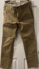 Chino Goodfellow & Co Men Every Wear Hennepin Tapered Bottom Fit Pants 32x30 Tan for sale  Shipping to South Africa