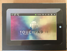 CnM Touchpad II. Tablet 7 pollici 600 MHz ARM 11 nero. Surf, email, lettore ebook usato  Spedire a Italy