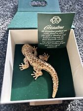 lizard brooch swarovski for sale  SPALDING