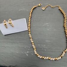 Gold coloured necklace for sale  FISHGUARD