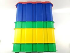 Bins Toy Box Organizer Colorful with Handles Compartments Stacking 25"x19"x14" for sale  Lapeer