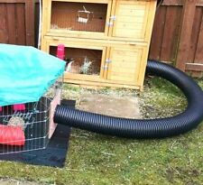 6FT 6" RUNAROUND RABBIT HUTCH RUN CONNECTOR KIT WITH TUNNEL  PLASTIC TUBE PIPE  for sale  KEIGHLEY