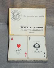 Baralho duplo vintage de cartas Ferd-Piatnik com caixa original 55 cenas de cartas comprar usado  Enviando para Brazil