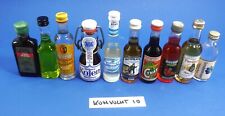 10 x RACCOLTA 10 miniature - liquore - liquore - acquavite - alcool solo da collezione usato  Spedire a Italy