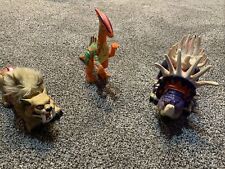 Lote de 3 figuras Fisher Price Imaginext dinosaurio de 6" juguete dinosaurio segunda mano  Embacar hacia Mexico