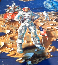Kids Curtains Astronaut Outer Space Stars Light Blocking 2 Panels Kid Room Boy for sale  Shipping to South Africa