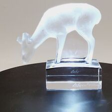 Lalique deer frosted for sale  Cantonment