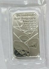 2022 Royal Mint 007 Diamonds Are Forever 1 oz 9999 Silver Bar -Mint Sealed- for sale  Shipping to Ireland