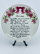 Lord prayer plate for sale  Charlotte