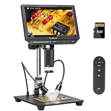 Elikliv 4K LCD Digital Microscope 8" Coin Microscope 2000X 52MP HDMI & USB Used for sale  Shipping to South Africa