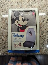 Vintage Mickey Mouse Car Seat Cover Disney  Bucket Seat Gray, used for sale  Shipping to South Africa