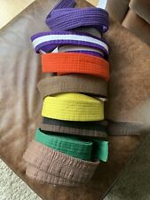 Karate belts various for sale  KETTERING