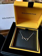 infinity necklace gold for sale  ALNWICK