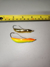 2 Rapala Weedless Minnow Spoons Fishing Lures bass boat for sale  Shipping to South Africa