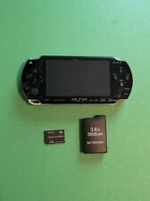 Sistema Sony PSP 1000 NEGRO con batería y tarjeta de memoria PROBADO segunda mano  Embacar hacia Argentina