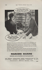 Vintage advert marconi for sale  CHESTER LE STREET